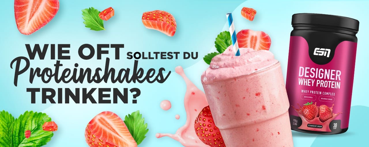 Wie oft sollte man Protein Shakes trinken?